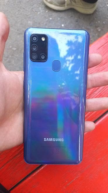 samsung m11: Samsung Galaxy A21S, Б/у, 64 ГБ, цвет - Синий, 2 SIM — 3