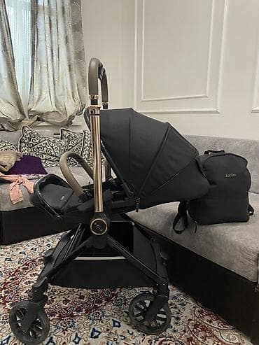 Детские электрокары: Коляска, цвет - Черный — 2