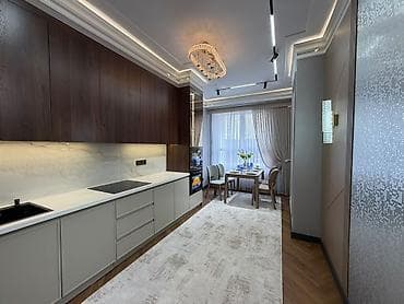 8: 2 комнаты, 80 м², Асанбай мкр Элитка, 8 этаж, Свежий ремонт — 1
