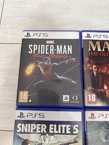ps5 куплю: Игры PS5. Spider Man Miles Morales, Mafia The old Country, Sniper — 2