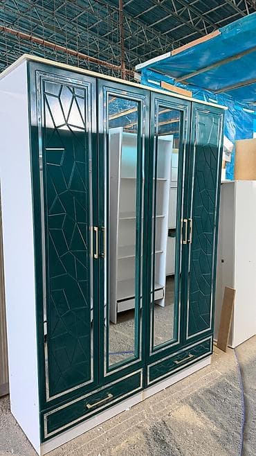 aero 2: Шкаф-купе/распашной 4‑дверный с зеркалами - Конфигурация: 4 распашные — 4