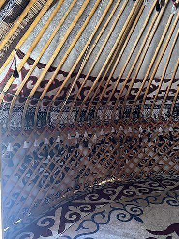 большую юрту: Продажа юрты, Каркас Деревянный, 85 баш, Диаметр: 6.5 метров — 6