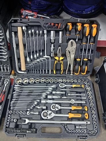 Башка инструменттер: Набор инструментов POIEFORCE Professional Tools — 142+4 предмета — 1