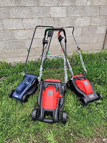 Электрические газонокосилки и аккумуляторная дрель-шуруповерт at lalafo.kg Электрические газонокосилки и аккумуляторная дрель-шуруповерт