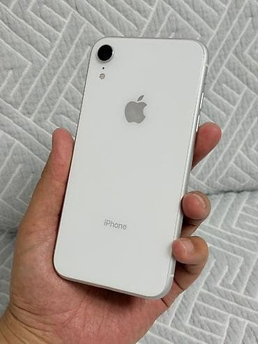 корпус xr: IPhone Xr, Б/у, 128 ГБ, Белый, Защитное стекло, Чехол, 78 % — 2