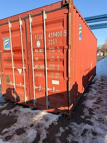 Продаю🇭🇲 20футовый футовый контейнера размеры☝️. длина 6 метров at lalafo.kg Продаю🇭🇲 20футовый футовый контейнера размеры☝️. длина 6 метров