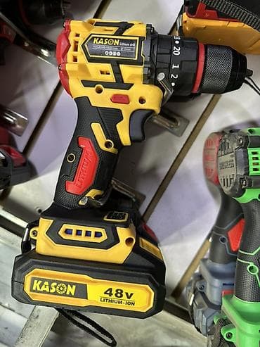 купить шуруповерт: Аккумуляторная дрель-шуруповерт KASON 48V Lithium-Ion - Питание — 1