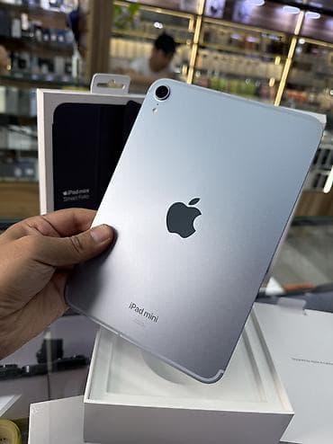 Планшет, Apple, память 128 ГБ, 8" - 9", 5G, Б/у, Классический цвет - Голубой