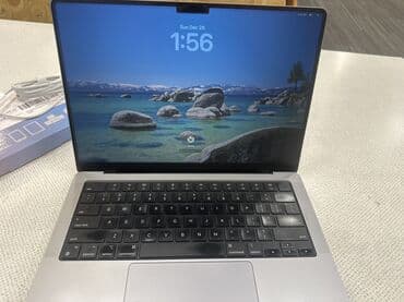 Ноутбук, Apple, 16 ГБ ОЭТ, Apple M1 Pro, 14 ", Жумуш, окуу үчүн, эс тутум SSD