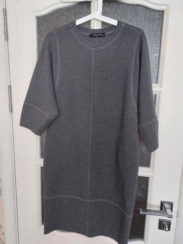 распродажа одежды больших размеров: Платье на повседневку и на выход, почти новое, удобное, трикотажное — 2