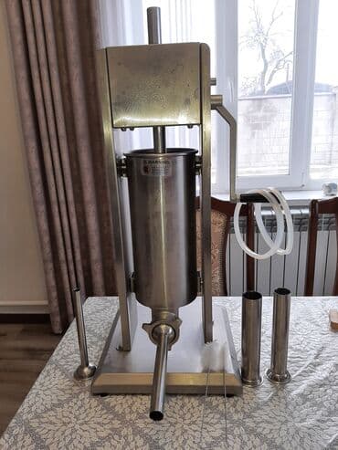 Оборудование для производства: Ручной вертикальный шприц для колбас из нержавеющей стали. - — 3