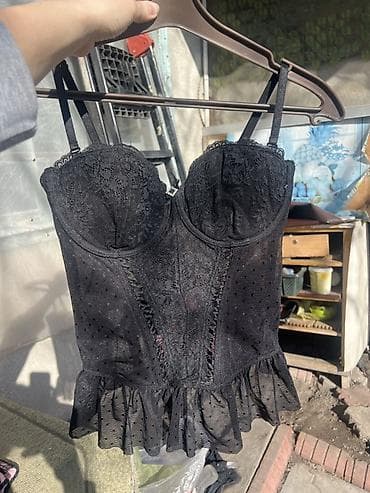 пояса для чулок: Кружевной корсет-бюстье с подвязками для чулок ни разу не одет остатки — 5