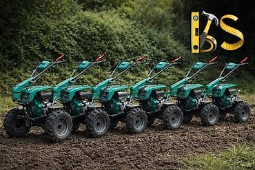 бензин: Мотоблоки (разные модели, колесная формула зелёная серия) Описание — 1