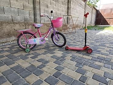 Балдар транспорту: Балдар үчүн велосипед, 2 дөңгөлөктүү, 4 - 6 жаш, Кыз үчүн, Колдонулган — 2