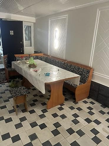 уголок стол: Кухонный стол и стул, цвет - Черный — 2