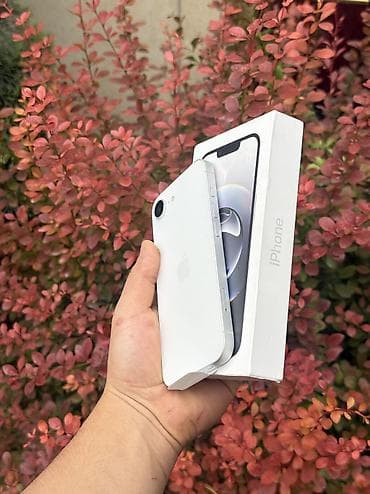 9 дюйм: IPhone 16e, Жаңы, 128 ГБ, White Titanium, Заряддоочу түзүлүш, Куту, 100 % — 3