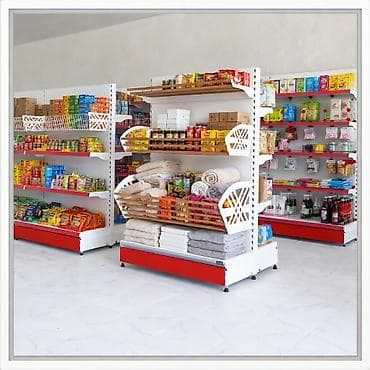 Соода жабдуулары: Стеллаж металлический, сборные стеллажи, стеллажи для магазинов, полки — 6