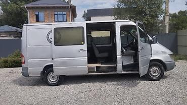 rex sprinter: Mercedes-Benz Sprinter (короткая база, средняя крыша), серебристый — 2