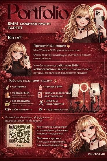 SMM • Мобилография • Таргет Ведение соцсетей и создание контента под — 1