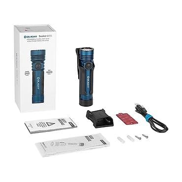 Охота и рыбалка: Новый оригинальный фонарик Olight Seeker 4 Pro - 4600 люмен Продаю — 4