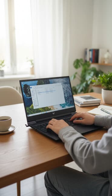 Ноутбуки: Ноутбук, HP, 8 ГБ ОЗУ, AMD Ryzen 5, 16 ", Б/у, Игровой, память SSD — 1