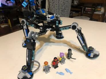 сколько стоит маленький робот: Лего Ниндзяго Lego Ninjago оригинал!!! 70611 Водяной Робот — 3