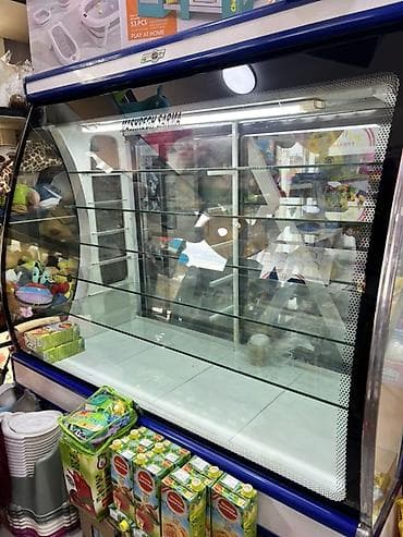 Бизнес үчүн жабдуулар: Холодильная витрина для магазина/кафе - Тип: стеклянная холодильная — 1