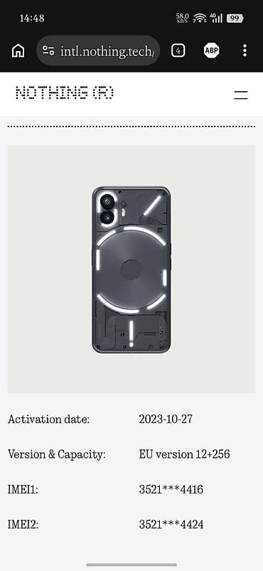 минивен фото: Nothing, Phone 2, Б/у, 256 ГБ, цвет - Серый, 1 SIM, 2 SIM — 10