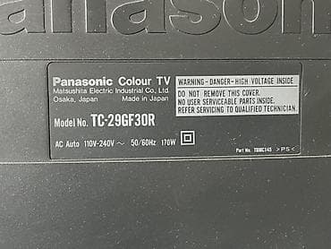 technics sb: Телевизор Panasonic Colour TV, модель TC-29GF30R, с ЭЛТ-экраном и — 3