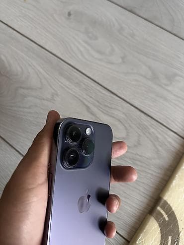 IPhone 14 Pro, Б/у, 128 ГБ, Deep Purple, Защитное стекло, Чехол, Коробка, 84 % — 5