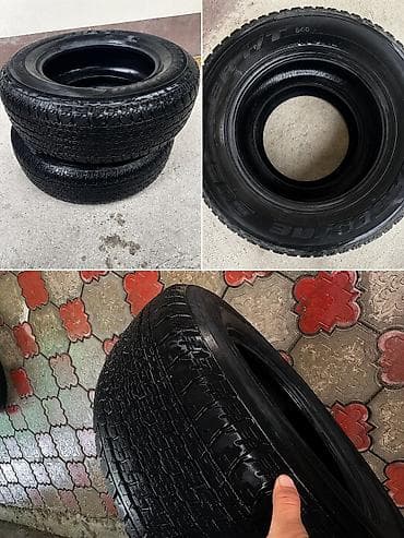 Шины 265 / 65 / R 17, Всесезонная, Б/у, Пара, Внедорожные (АТ/МТ), Япония, Bridgestone — 1