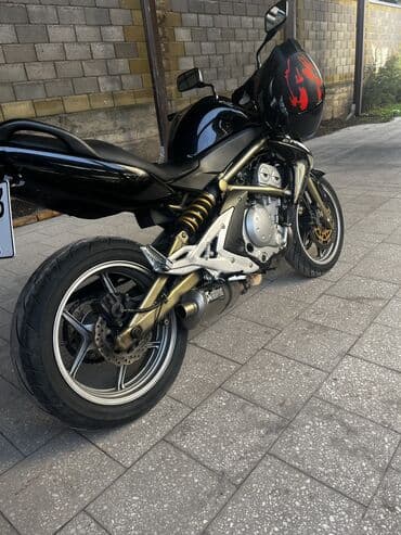 корейские мотоциклы: Спортбайк Kawasaki, 650 куб. см, Бензин, Взрослый, Б/у — 3