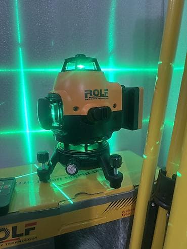 лазерная уровен: Лазерные уровни (линейные, 360°) с зелёным лучом — профессиональные — 3