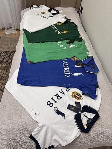 барсетка поло: Мужская футболка, L, XL, Все размеры, Polo Ralph Lauren, Новый, Бесплатная доставка — 1