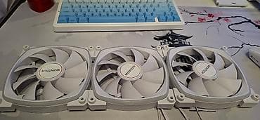 fan: Система охлаждения, Б/у, Вентилятор, Для корпуса и блока питания, Для ПК — 1