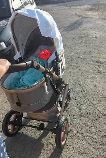 лабубу купить: Коляска, Другой бренд, цвет - Коричневый, Б/у, Самовывоз — 3