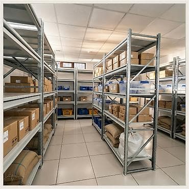 эконом понели: Складские стеллажи, металлический стеллаж для склада, средне - — 5