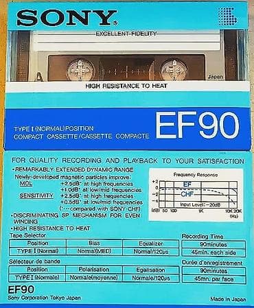 микрафон караоке: Аудиокассеты Sony EF — компакт‑кассеты Type I (Normal) для записи и — 3