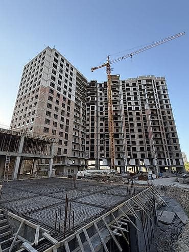 рассрочка квартира бишкек: 2 комнаты, 77 м², Элитка, 8 этаж, Готовая ПСО (под самоотделку) — 3