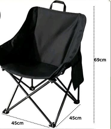 Песочный 1200 сом, чёрный 900 сом,Складное туристическое кресло с at lalafo.kg Песочный 1200 сом, чёрный 900 сом,Складное туристическое кресло с