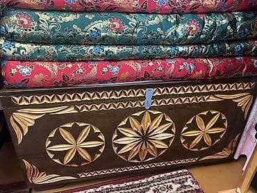 хранилище: Сундук, Новый, Для белья, Дерево, цвет - Коричневый — 1