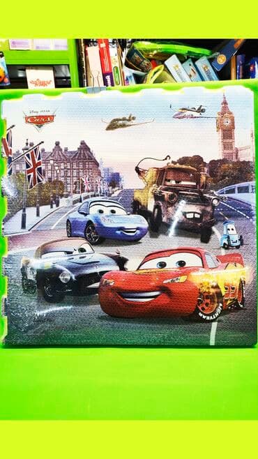 набор для настольного тенниса: Пазл напольный детский коврик в ассортименте🧩 Самые крупные детали — 8