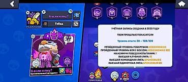Спорт жана хобби: Профиль Brawl Stars — 35 000+ кубков Персонажи: собраны все 101 из — 4