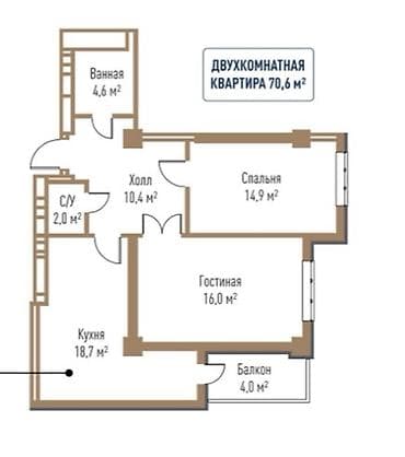 Новостройки от застройщика: Продаются квартиры в ЖК SEVEN (бизнес‑класс) 1 комнатная, 2 — 2