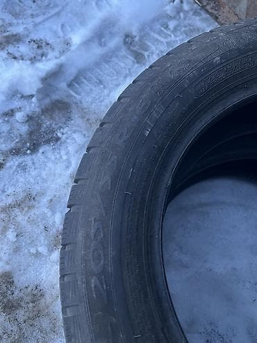 r16 85: Шины 205 / 55 / R 16, Зима, Б/у, Пара, Легковые, Michelin — 4