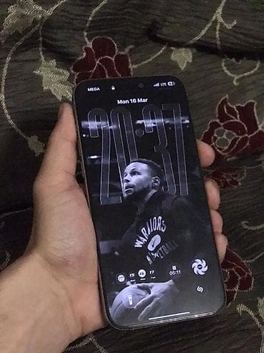 Apple iPhone: IPhone 15 Pro Max, Б/у, 256 ГБ, Серебристый, Чехол, Кабель, 87 % — 3