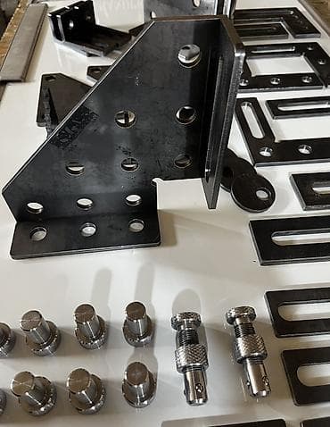 стол для кузни: Оснастка к сварочному столу 3D, бочонки, углы, упоры, быстрозажимные — 7