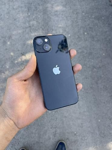 iphone cs: IPhone 13, Б/у, 128 ГБ, Черный, Защитное стекло, 83 % — 2