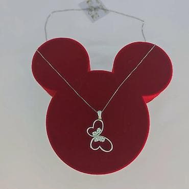 Серебряный Цепочка с подвеской Бабочка Серебро 925 пробы Длина 50 см