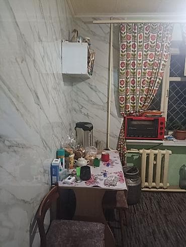 Батирлер: 1 бөлмө, 34 м², 8-мкр 104-серия, 1 кабат, Косметикалык оңдоо — 7